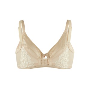 Rosie - Silk & Organic Cotton Lace Full Cup Wireless Bra from JulieMay Lingerie