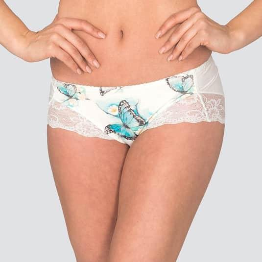 Morpho - Silk & Organic Cotton Brief from JulieMay Lingerie