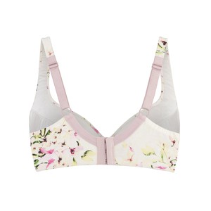 Sunbleached Floral Silk & Organic Cotton Supportive Bra from JulieMay Lingerie