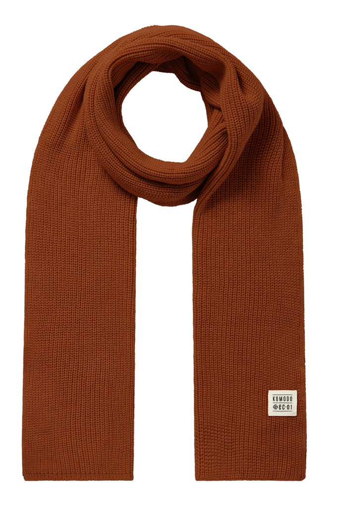 LONDON - GOTS Organic Cotton Scarf Ginger from KOMODO