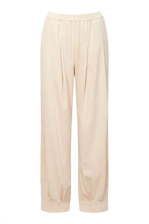 MALLORY Organic Cotton Needlecord Trouser - Winter White from KOMODO