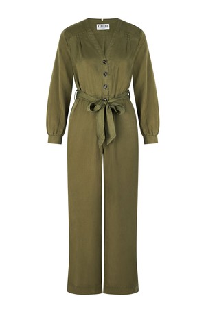 MAKI - Tencel Jumpsuit Khaki from KOMODO