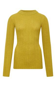 LUCKY Wool Blend Jumper - Mustard via KOMODO