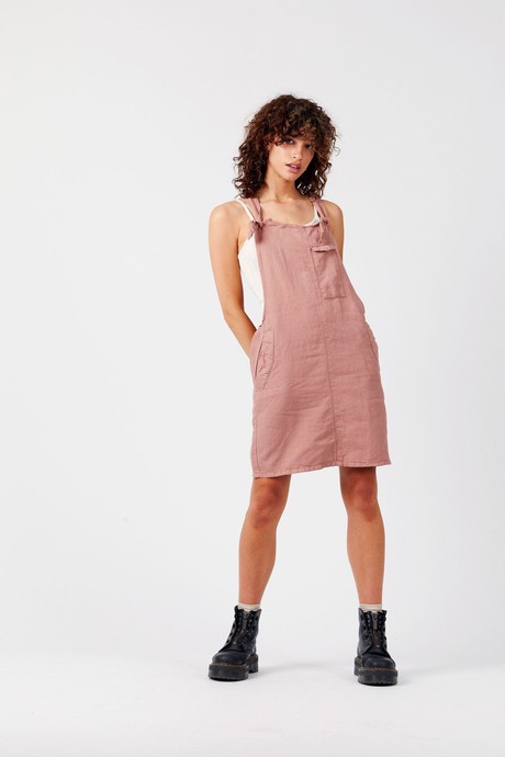 PEGGY Pink - Organic Cotton Dress by Flax & Loom from KOMODO