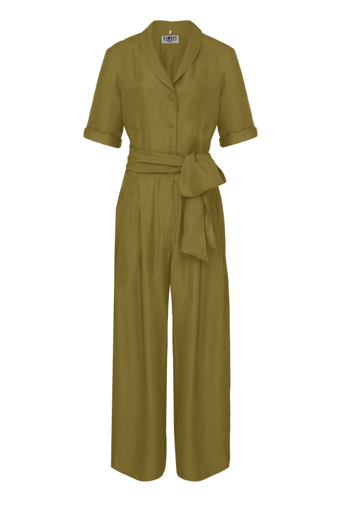 PLANET - Rayon Jumpsuit Khaki from KOMODO