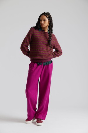 MIRA - Tencel Linen Trouser Fuschia Pink from KOMODO