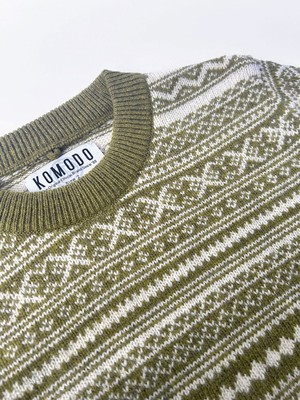 TINSEL Wool Jumper - Green from KOMODO