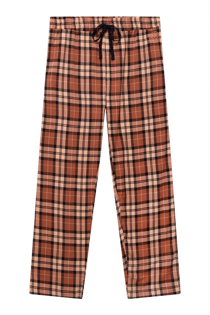 JIM JAM Mens GOTS Organic Cotton Pyjama Bottoms - Clay from KOMODO