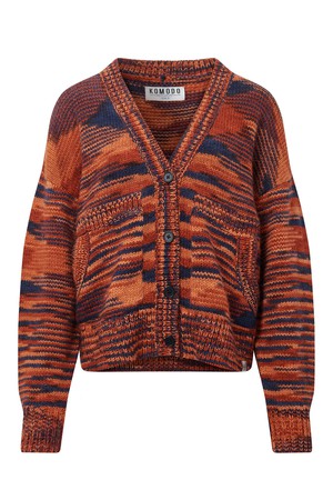 HOPE Handknit Wool Cardigan - Terracotta from KOMODO