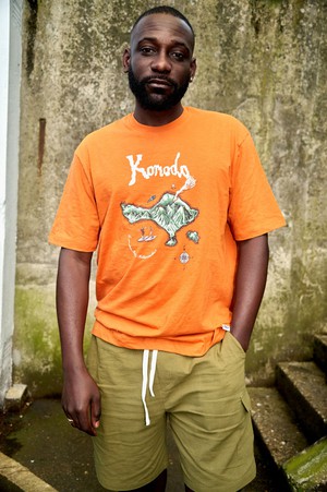 BALI ISLAND - Organic Cotton Tee Burnt Orange from KOMODO