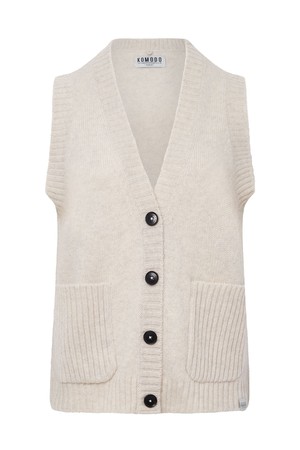 SATOSHI Wool Vest - Oat from KOMODO