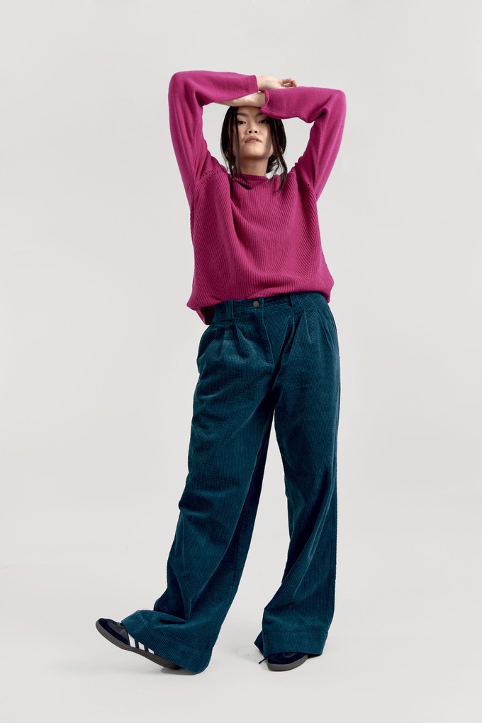 ATLANTA Wool Blend Jumper - Fuschia from KOMODO