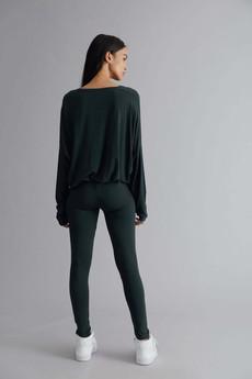 SATO - Modal Leggings Green via KOMODO