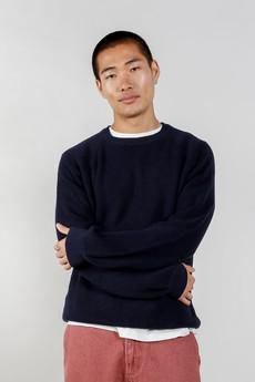 FOG Jumper - GOTS Organic Cotton Navy via KOMODO