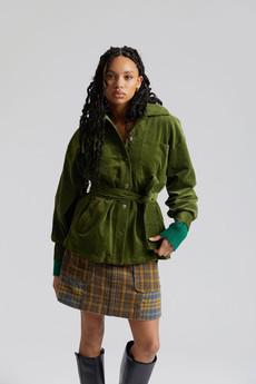 APPOLINO - Organic Cotton Needle Cord Jacket Pine Green via KOMODO