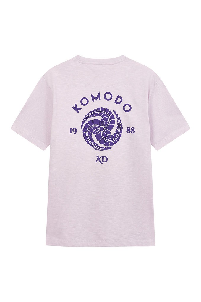 CREST Tee Organic Cotton - Lavender Pink from KOMODO