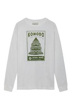 DUNBAR TEMPLE - Organic Cotton Tee White via KOMODO