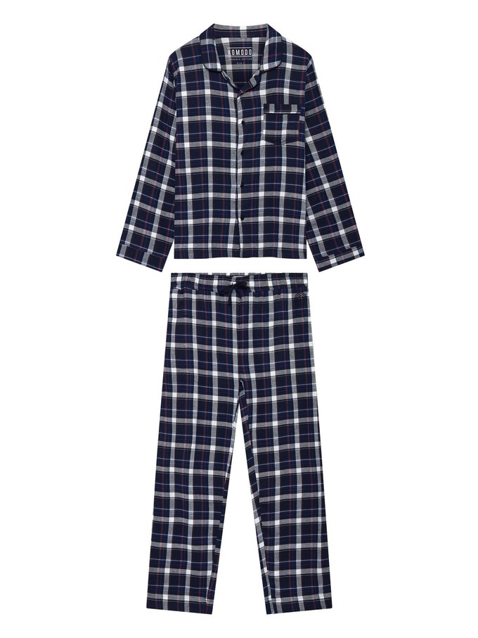 JIM JAM Womens Organic Cotton Pyjama Set - Dark Navy from KOMODO