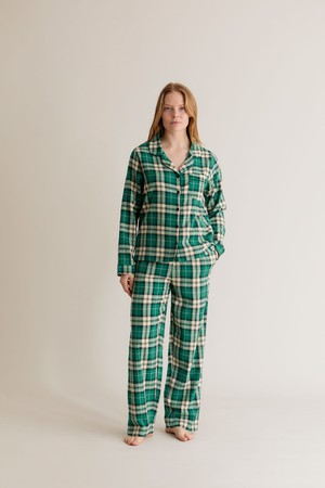 JIM JAM Womens Organic Cotton Pyjama Bottoms - Green from KOMODO