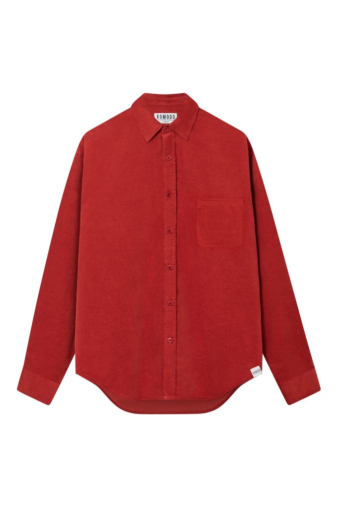 ABEL Organic Corduroy Shirt - Terracotta from KOMODO