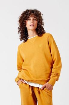 ANTON Women's - Organic Cotton Crew Mustard via KOMODO