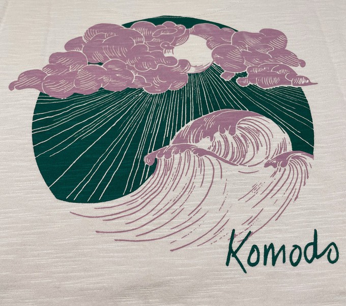 SURF Tee GOTS Organic Cotton - Pink Lavender from KOMODO