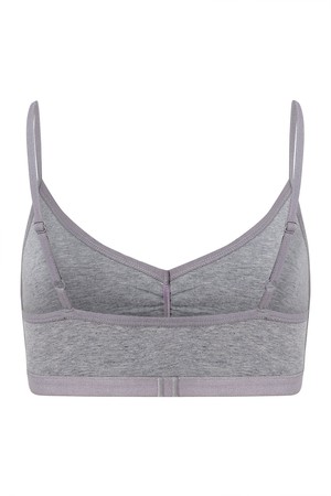 ANASTASIA Bra - GOTS Organic Cotton Grey from KOMODO