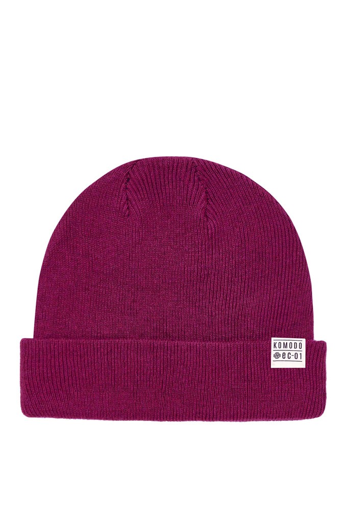 TOWN - GOTS Organic Cotton Hat Cherry Red from KOMODO