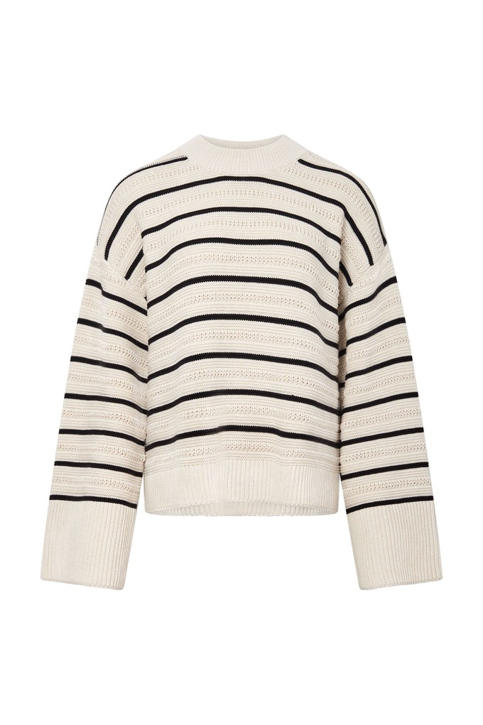 MARGOT - GOTS Organic Cotton Jumper Ivory from KOMODO