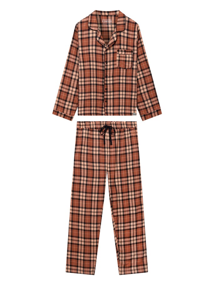 JIM JAM Womens Organic Cotton Pyjama Set - Clay from KOMODO