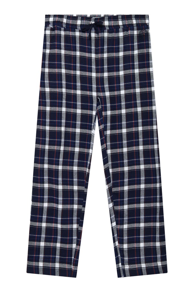 JIM JAM Mens GOTS Organic Cotton Pyjama Set - Dark Navy from KOMODO