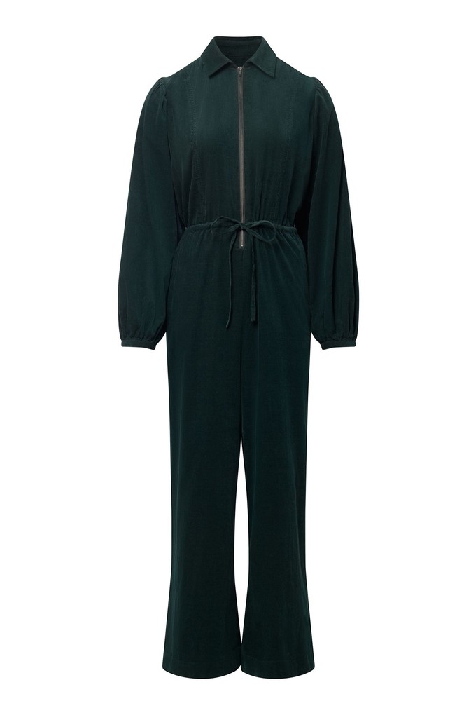 AMRITA Organic Cotton Corduroy Jumpsuit - Dark Marine from KOMODO