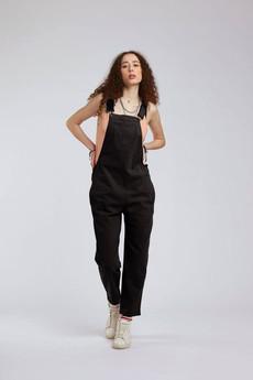 JOY - Organic Cotton Dungarees Black via KOMODO