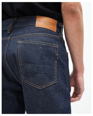 Jim Regular Slim Orange Selvedge from Kuyichi