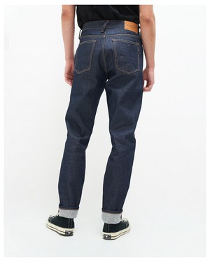 Jim Regular Slim Orange Selvedge from Kuyichi