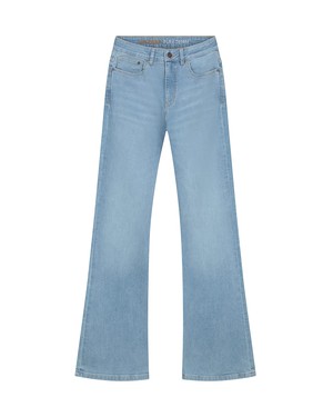 Zoe High Rise Bootcut Sky Blue from Kuyichi