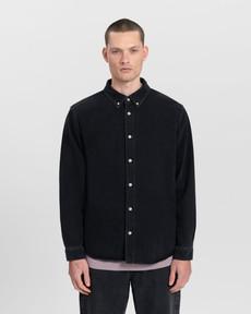 Sawyer Black Denim Shirt via Kuyichi