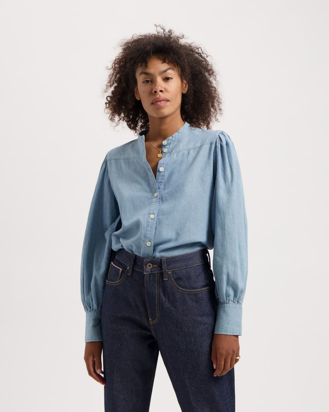 Zillah Chambray Shirt from Kuyichi