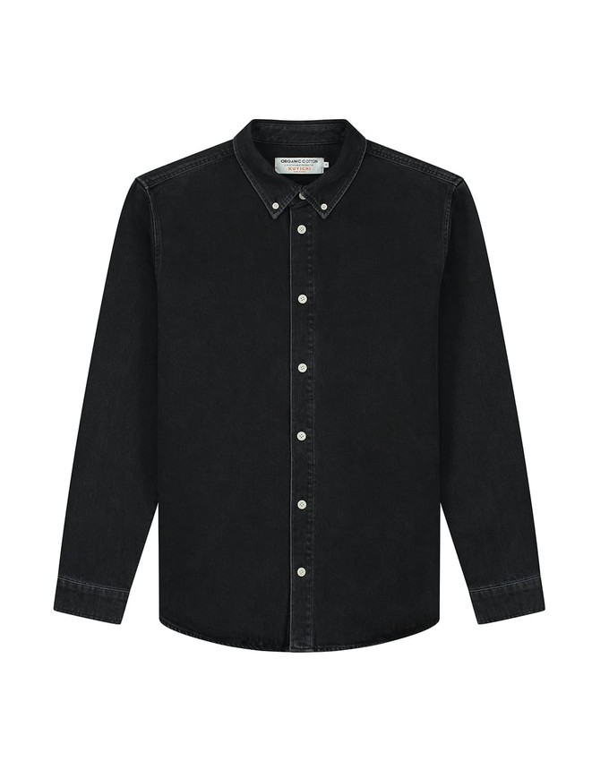 Sawyer Black Denim Shirt from Kuyichi