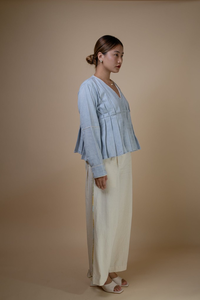 Meadows Pleated Blouse from Lafaani