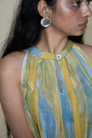 Meadows Hand Painted Blouse from Lafaani