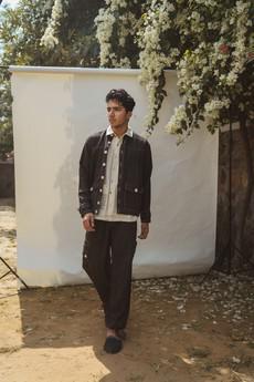 Sonder Unisex Black Bomber & Utility Pants via Lafaani