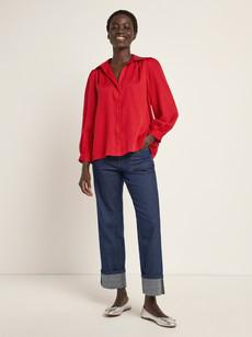 Ruffle blouse via LANIUS