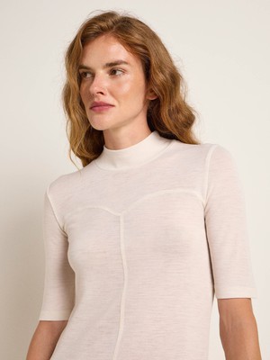 Short-sleeved shirt with stand-up collar (GOTS) from LANIUS