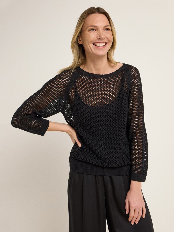 sweater with openwork from LANIUS