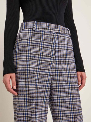 Checked Marlene trousers from LANIUS