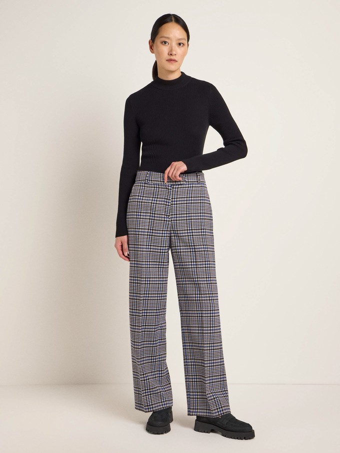 Checked Marlene trousers from LANIUS