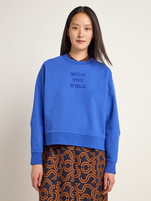 Statement sweatshirt "wish you well" (GOTS) from LANIUS