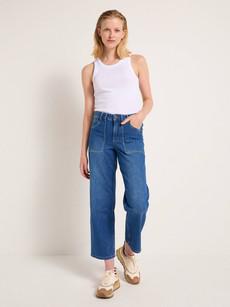 Relaxed jeans with patch pockets (GOTS) via LANIUS