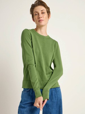 Round neck sweater (GOTS) from LANIUS